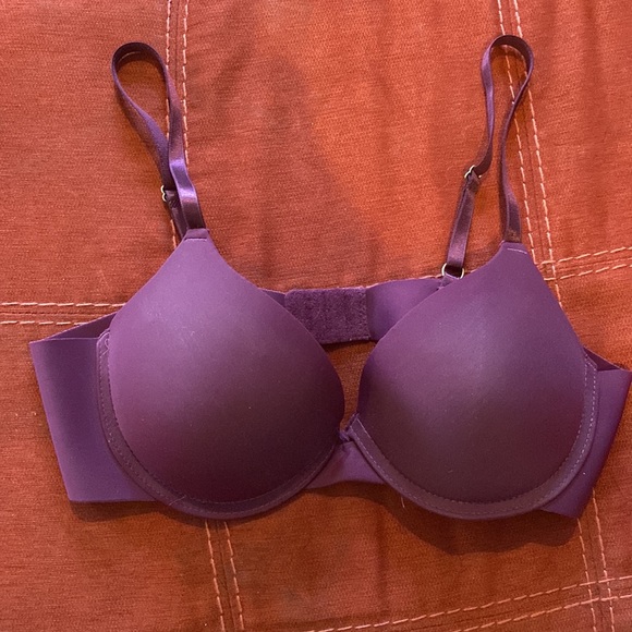 JESSICA SIMPSON BRA: Comfort Nylon Size 36B Eggplant - Picture 2 of 6